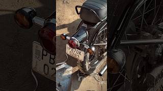 bullet Back Light amp Indicator Smoke Tape 🤔 bullet350 shorts karanaujla [upl. by Aseret]