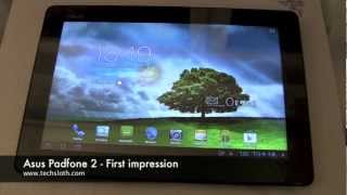 Asus Padfone 2  First impression [upl. by Marvin]