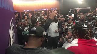 Eagles Doug Pedersons speech after Super Bowl [upl. by Ahsiyk]