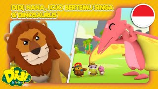 Cerita Anak Anak  Didi Nana Jojo Bertemu Singa amp Dinosaurus  Didi amp Friends [upl. by Hilbert]