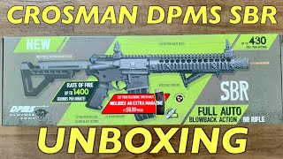 Unboxing the Crosman DPMS SBR [upl. by Melquist]