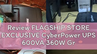 Review FLAGSHIP STORE EXCLUSIVE CyberPower UPS 600VA 360W Green 1 Year WA For Battery [upl. by Atikan17]