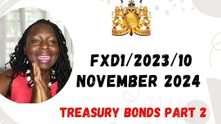 Investment in Treasury Bonds November 2024 Part 2 [upl. by Esilegna]