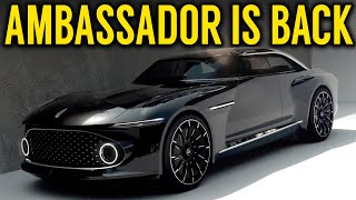 Ambassador is coming back  Ambassador EV confirmed  Hindustan Motors Ambassador 20 EV [upl. by Anahsat]