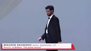 Operalia 2021  Second Prize TENOR Bekhzod Davronov  Che gelida manina La Bohème  G Puccini [upl. by Ahsoik]