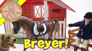 Breyer Horse Classic Barn Butch Stepped In Something [upl. by Raynata]