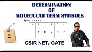 PART 2 DETERMINATION OF MOLECULAR TERM SYMBOLS OF DIATOMIC MOLECULES FOR CSIR NETGATE [upl. by Pettit923]