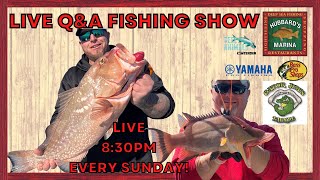 Sunday nights LIVE STREAM FISHING SHOW 830PM weekly  httpsHubbardsMarinacom [upl. by Eolhc853]