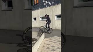 Joacim Lundgren Insane street trial brakeless skills inspiredbicycles [upl. by Meunier487]