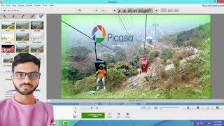 How to use picasa 3 in laptop  picasa 3 me photo edit kaise kare  Best photo editor for pc [upl. by Galan957]