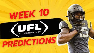 UFL week 10 Predictions  All UFL week 10 Game Picks The Scoreboard Podcast Episode 192 [upl. by Doone]