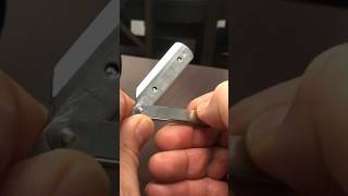 Hinged Shavette Barber Razor Blade Install shaving skincare razor blade barber [upl. by Carolee]