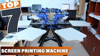 Choosing the Best Top 7 Screen Printing Machines in the Market [upl. by Nyleda390]