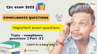 CPC exam 2023 ll Important Exam Compliance questions ll Part  2 cpcexam cpc aapc cpt exam [upl. by Trixie990]