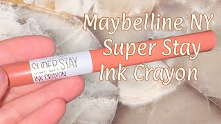 Maybelline SuperStay Ink Crayon Matte Lipstick  Achieve it all [upl. by Ssirk]