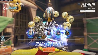 IDDQD INSANE ZENYATTA GAMEPLAY OVERWATCH 2 SEASON 12 [upl. by Burkhart21]