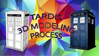 TARDIS Full 3D Modeling Process [upl. by Clarkson]