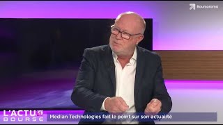 Fredrik Brag commente lactualité de Median Technologies [upl. by Doykos]