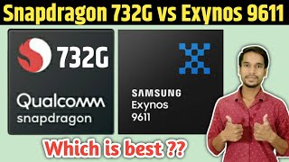 Snapdragon 732G vs Exynos 9611 🔥🔥 full comparison  Samsung Exynos 9611 vs Snapdragon 732G [upl. by Pompei142]