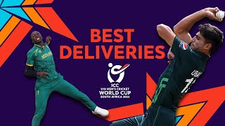 All the best deliveries from the ICC U19 Mens Cricket World Cup [upl. by Assirram]