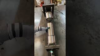 Stainless steel chimney bend bending process Good tools and machinery make work easy [upl. by Chute693]