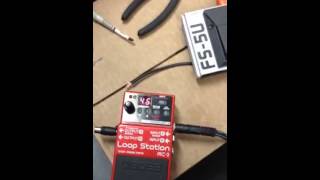 Boss RC3 and FS5U Tip amp trick [upl. by Meggie]