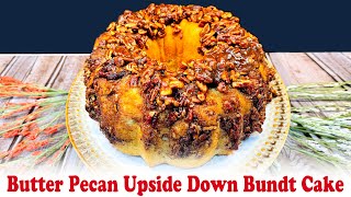 Butter Pecan Upside Down Bundt Cake [upl. by Gal]