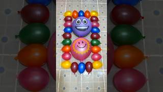 Now You Can Smile With Happy Emoji Balloons and Mini Rainbows Balloons Pop Reverse ASMR Satisfying [upl. by Maible589]