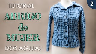 PARTE 1 Como tejer el Abrigo N° 4 chompón saco o suéter largo a crochet para niñas y damas [upl. by Harragan]