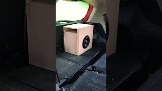 Box subwoofer 8 inch diybox speaker diyproject [upl. by Ojyllek]