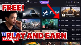 PLAY GAMES AND EARN CRYPTO FOR FREE [upl. by Enna]