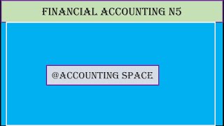 FINANCIAL ACCOUNTING N5 ACCOUNTING RATIOS TO BE POSTED [upl. by Raamaj]