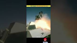 What happens when pilot 🧑‍✈️eject from a jet 😱flyingjet indianarmy factsinhindi airforce fire [upl. by Ariay]