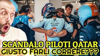 F1 2023 GP QATAR 🇶🇦 SCANDALO PILOTI GIUSTO FARLI CORRERE 🤔 [upl. by Htiekram]