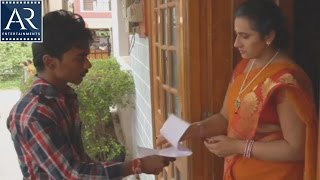 Aunty with courier Boy  Kasitho Movie Scenes  AR Entertainments [upl. by Grous982]