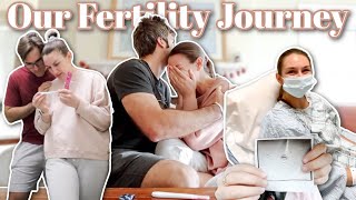 Our Full Fertility Journey  3 Years of Infertility to Pregnancy  Natural TTC IUIs amp IVF [upl. by Haerdna]