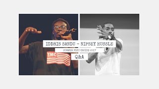 Nipsey Hussle and Iddris Sandu  Live QampA from Summer Fest Cruise 2017 [upl. by Hcab]