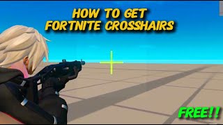 How to get a Custom Fortnite Crosshair FREE [upl. by Irovi]