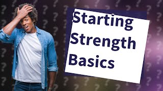 What are the 5 exercises of starting strength [upl. by Kilbride]