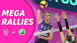 MEGA RALLIES of the match Milano  Vallefoglia  Lega Volley Femminile 202425 [upl. by Herodias155]