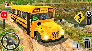 Offroad High School Bus Driver Simulator  Bus Driving Simulator 3D  Android GamePlay [upl. by Peder]