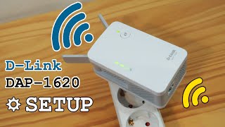 DLink DAP1620 WiFi Extender • Unboxing installation configuration and test [upl. by Egedan]