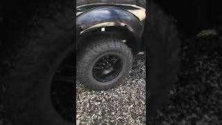 Nissan frontier with 3 in leveling kit and 2657516 tires [upl. by Atilek]