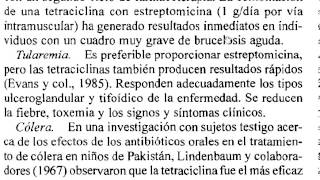 TETRACICLINAS CLORANFENICOL ERITROMICINA Y DIVERSOS ANTIMICROBIANOS EN GOODMAN PARTE 3 CAP 47 [upl. by Yenalem]