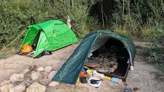 Hastings Fairlight glen solo beachwildcamp [upl. by Barabas]