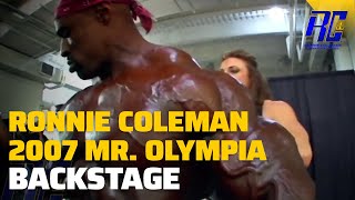 Ronnie Coleman 2007 Mr Olympia Comeback  Part 4 Backstage  Ronnie Coleman [upl. by Idell440]