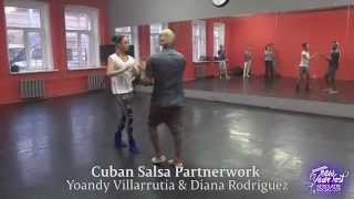 Cuban Salsa Partnerwork Yoandy amp Diana [upl. by Hilar]