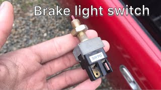 How to change a brake light switch [upl. by Idok295]