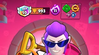 Mortis Rank 50 in Showdown Brawl Stars 185 [upl. by Ashien]