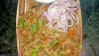 zero oil protein soya chunks veg pulao banane ki recipe diet recipesoybean pulav pulav [upl. by Lessig538]